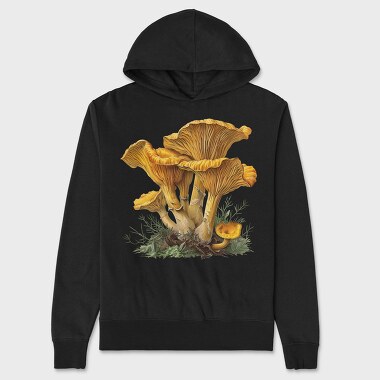 Vintage Mushroom Fairy, Hanorac Oversize Barbati (Unisex)