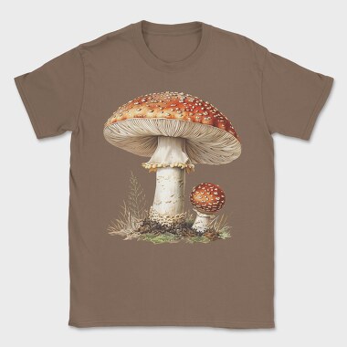 Vintage Mushroom Mystic, Tricou Barbati (Unisex)
