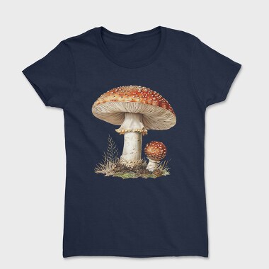Vintage Mushroom Mystic, Tricou Femei