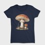 Vintage Mushroom Mystic, Tricou Femei