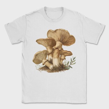 Vintage Mushroom Png, Tricou Barbati (Unisex)