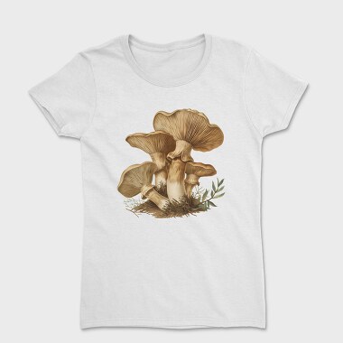 Vintage Mushroom Png, Tricou Femei