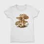 Vintage Mushroom Png, Tricou Femei