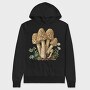 Vintage Mushroom Set, Hanorac Oversize Barbati (Unisex)