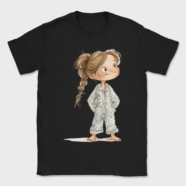 Vintage Pajama Girl, Tricou Barbati (Unisex)