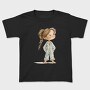 Vintage Pajama Girl, Tricou Copii