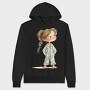 Vintage Pajama Girl, Hanorac Oversize Barbati (Unisex)