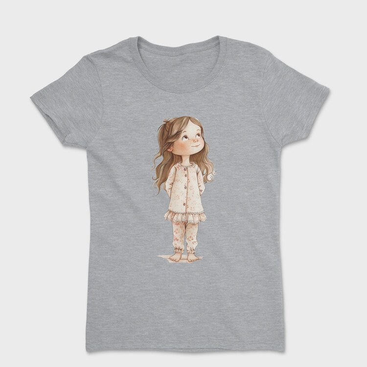 Vintage Pink Girl, Tricou Femei