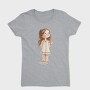 Vintage Pink Girl, Tricou Femei