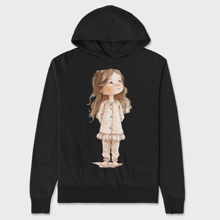 Vintage Pink Girl, Hanorac Oversize Barbati (Unisex)