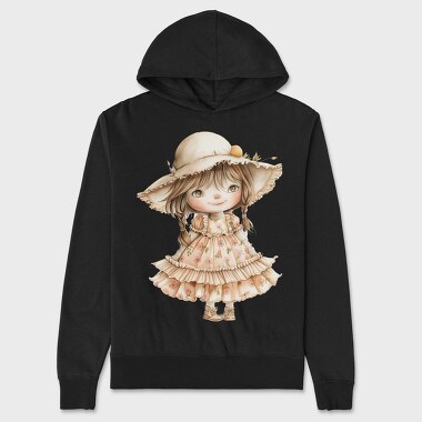 Vintage Pink Princess, Hanorac Oversize Barbati (Unisex)
