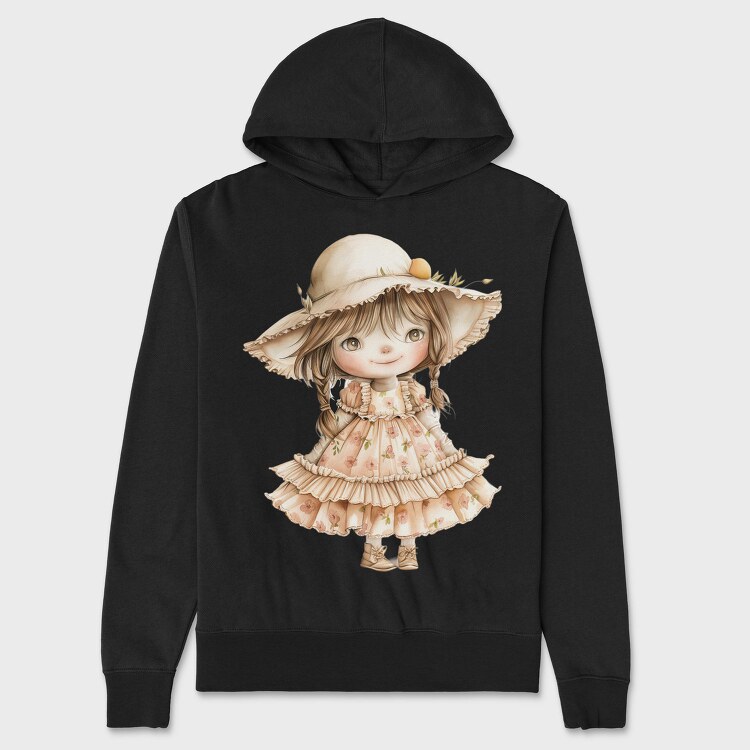 Vintage Pink Princess, Hanorac Oversize Barbati (Unisex)