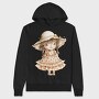 Vintage Pink Princess, Hanorac Oversize Barbati (Unisex)