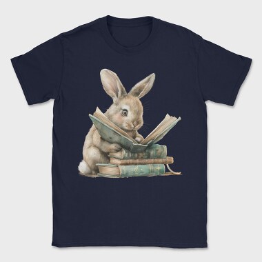 Vintage Rabbit Books, Tricou Barbati (Unisex)