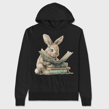 Vintage Rabbit Books, Hanorac Oversize Barbati (Unisex)