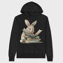 Vintage Rabbit Books, Hanorac Oversize Barbati (Unisex)