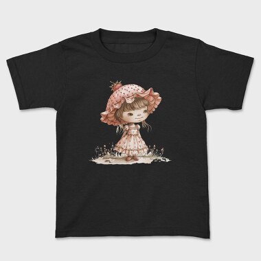 Vintage Strawberry Girl, Tricou Copii