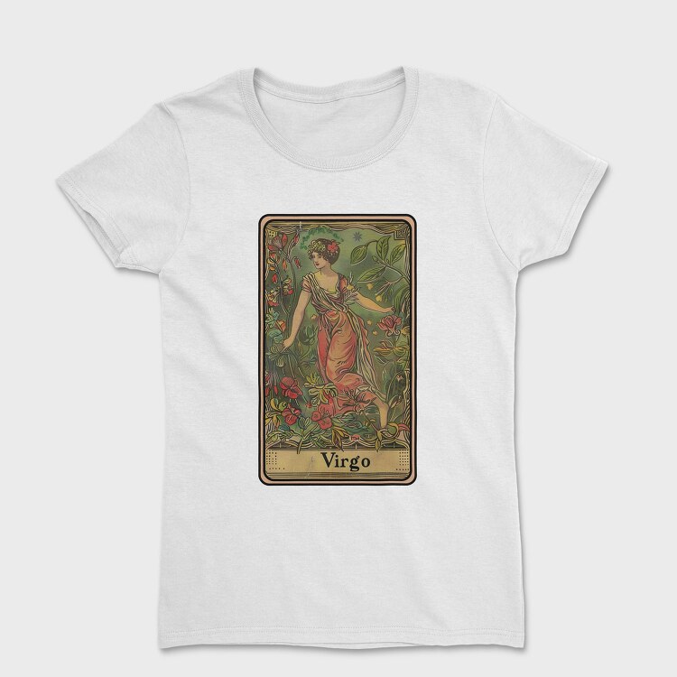 Vintage Tarot Virgo, Tricou Femei