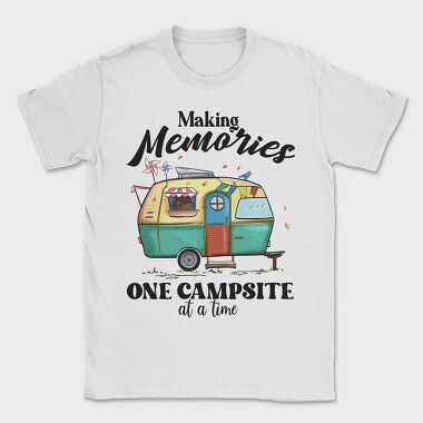 Vintage Trailer Memories, Tricou Barbati (Unisex)