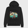 Vintage Trailer Memories, Hanorac Oversize Barbati (Unisex)