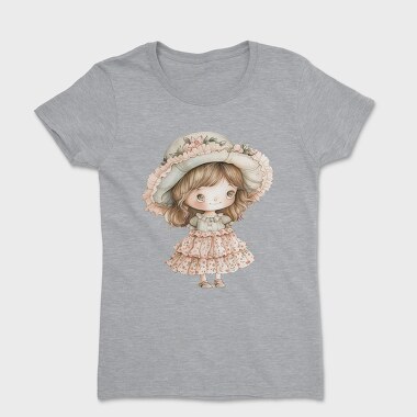 Vintage Village Girl, Tricou Femei