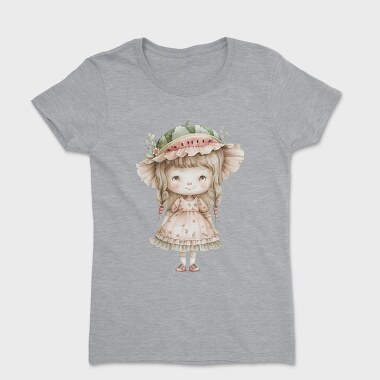 Vintage Watermelon Girl, Tricou Femei