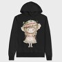 Vintage Watermelon Girl, Hanorac Oversize Barbati (Unisex)