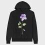 Violet Flower 01, Hanorac Oversize Barbati (Unisex)