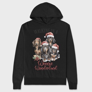 Walking In A Weenie Wonderland, Hanorac Oversize Barbati (Unisex)