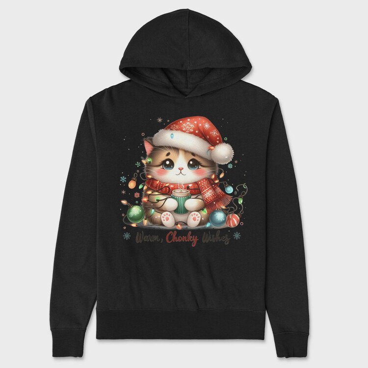 Warm Chonky Wishes, Hanorac Oversize Barbati (Unisex)