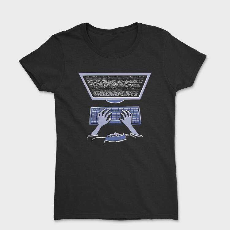 Computer Programming Coder, Tricou Femei