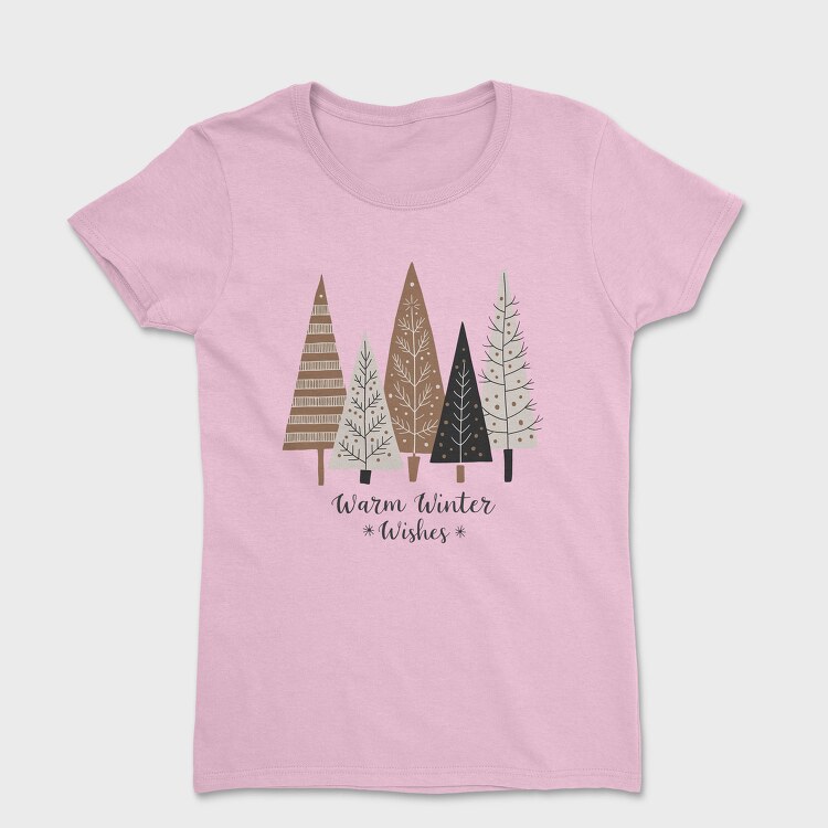 Warm Winter Wishes, Tricou Femei