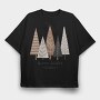 Warm Winter Wishes, Tricou Oversize Barbati (Unisex)
