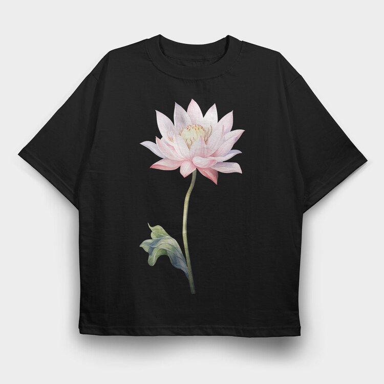 Water Lily 01, Tricou Oversize Barbati (Unisex)