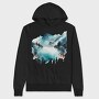 Water Reflection Mountain, Hanorac Oversize Barbati (Unisex)