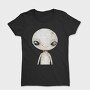 Watercolor Aliens Moon, Tricou Femei