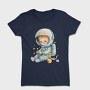 Watercolor Astronaut Kid, Tricou Femei