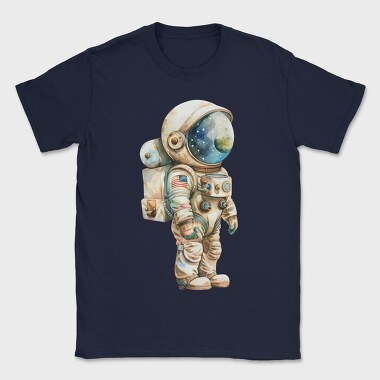 Watercolor Astronaut, Tricou Barbati (Unisex)