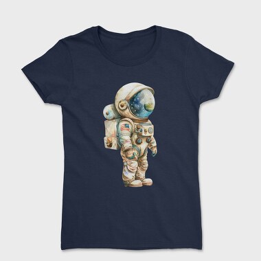 Watercolor Astronaut, Tricou Femei