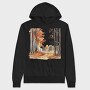 Watercolor Autumn Forest, Hanorac Oversize Barbati (Unisex)
