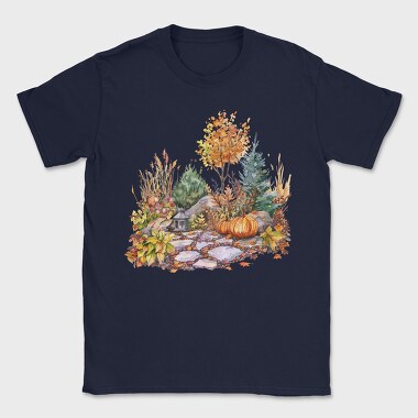 Watercolor Autumn Garden, Tricou Barbati (Unisex)