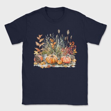 Watercolor Autumn Pumpkins, Tricou Barbati (Unisex)