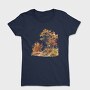 Watercolor Autumn Tree, Tricou Femei