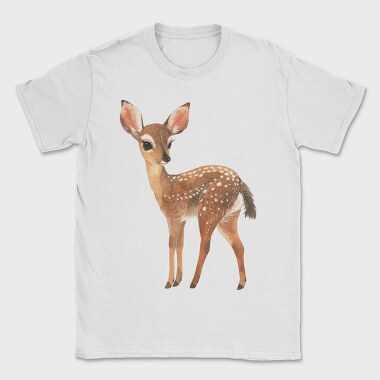 Watercolor Bambi Forest, Tricou Barbati (Unisex)