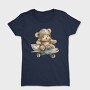 Watercolor Bear Airplane, Tricou Femei