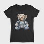 Watercolor Bear Astronaut, Tricou Femei