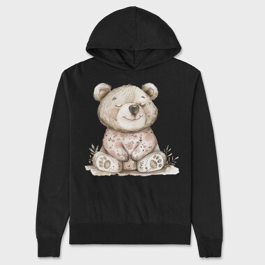 Watercolor Bear Club, Hanorac Oversize Barbati (Unisex)