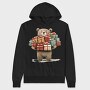 Watercolor Bear Gifts, Hanorac Oversize Barbati (Unisex)