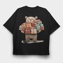 Watercolor Bear Gifts, Tricou Oversize Barbati (Unisex)