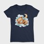 Watercolor Bear Moon, Tricou Femei